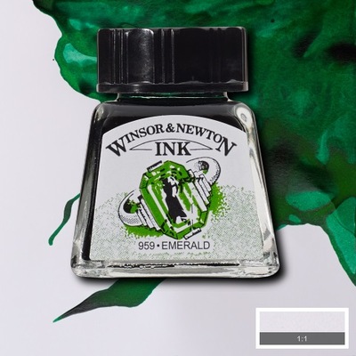 TUSZ RYSUNKOWY 14ML EMERALD Winsor&Newton