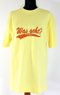 T-shirt żółta 100% Bawełna R 42/44