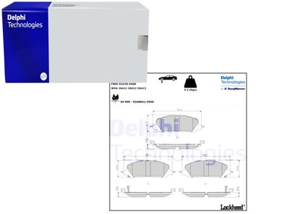 ZAPATAS DE FRENADO FORD EE.UU. EXPLORER 07.19- DELPHI  