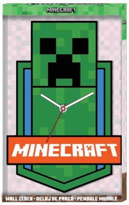 Zegar Minecraft ścienny MIN3023
