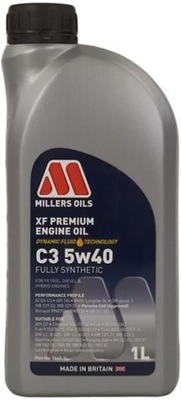 MILLERS OILS XF PREMIUM C3 5W40 SN/CF 1L