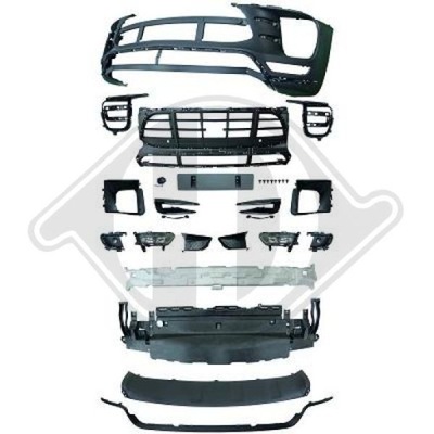 Бампер do porsche macan 14- фото №1