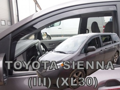 DEFLECTORES HEKO TOYOTA SIENNA 3 XL30 DE 2010 2 PIEZAS  