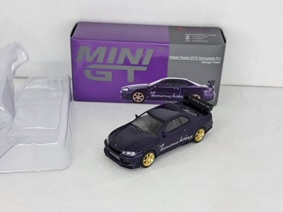 Mini GT 1:64 Nissan Skyline GT-R R34 Tommykaira R-z RHD midnight purple