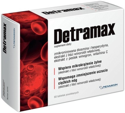 DETRAMAX 600 mg 60 tabletek