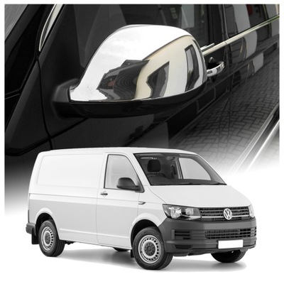 TRIMS ON MIRRORS SIDE FOR VW T6 CALIFORNIA 2015-2019 | STEEL | CHROME  