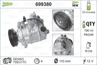 КОМПРЕССОР КОНДИЦИОНЕРА VW A4 1,9TDI 01- VAL699380