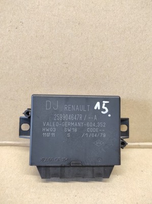 Модуль паркування pdc renault scenic iii 259904647r фото №1