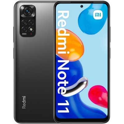 Smartfon XIAOMI Redmi Note 11 4/128GB 6.43" 90Hz Grafitowy