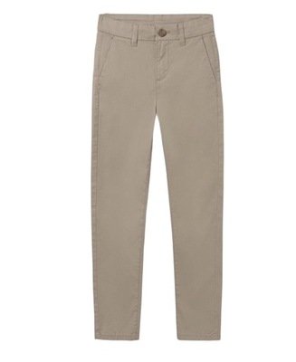 Spodnie Mayoral 530 beżowe bawełniane chino slim r.140