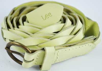 LEE pasek skórzany BRIGITTES BELT lime _ 80