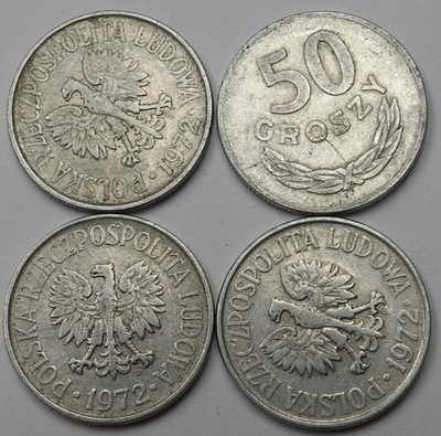 50 gr groszy 1972 ładne z obiegu