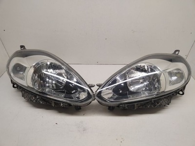 Лампы передние правая + левая fiat punto evo 2009- фото №1