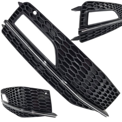 Решётка бампера решётка  audi a4 b8 8k0 s-line правая face lifting фото №1