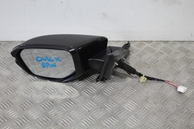 Зеркало левая 8 pinów honda civic x фото №1