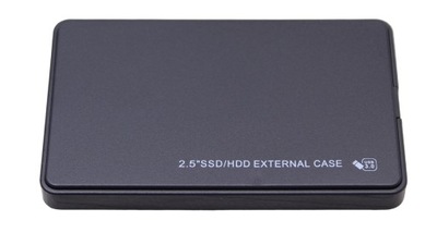 OBUDOWA DYSKU SATA 2,5" USB 3.0 CZARNA