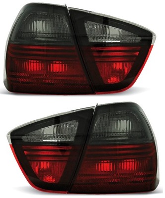 Лампы задняя тюнинг red smoke bmw 3 e90 sedan 2005-08 фото №1