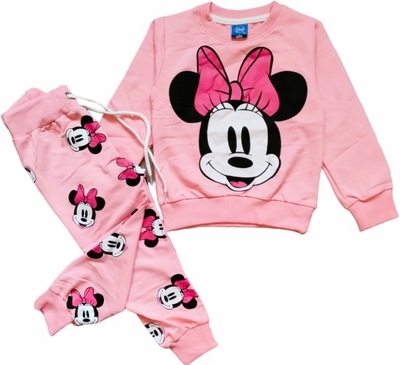 DISNEY MINNIE komplet dresowy DRES bawełna 122-128 / 7-8 lat