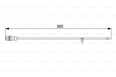 SENSOR DESGASTE ZAPATAS DE FRENADO BOSCH 1-987-473-040  