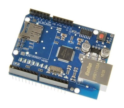 Moduł Ethernet WizNet W5100 z microSD – interfejs SPI do sieci LAN 5V 16kB