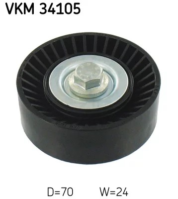 SKF TENSOR DE BOMBA VKM34105 ROLLO CORREA MICRO-V PROPULSOR  