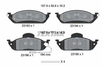 КОЛОДКИ HAM. DB P. W163 ML