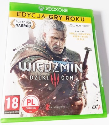 WIEDŹMIN 3 : DZIKI GON EDYCJA GRY ROKU