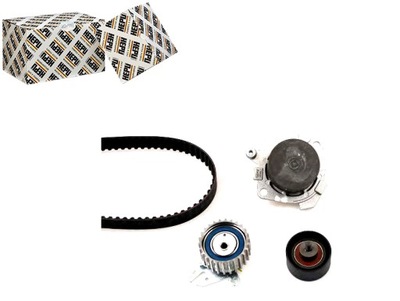 Hepu pk10870 насос водяная + набор ремень распределительного вала фото №1