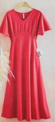 Sukienka czerwona 100% Bawełna R 48/50