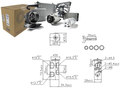 VÁLVULA DE EXPANSIÓN DE ACONDICIONADOR BMW 1 F40 2 F45 2 GRAN CUPÉ F44 2 GRAN  