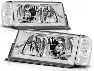 FAROS REJILLAS MERCEDES W201/190 1982-1993 CROMO  