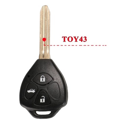 TOY43/TOY47 3BUTTONS CUERPO MANDO SIN LLAVE PARA TOYOTA CAMRY AVALON  