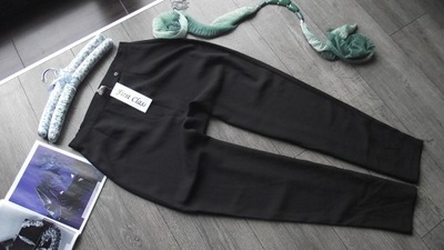 Frist klasyczne spodnie wysokie proste 44