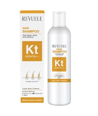 Revuele Kt Keratin+ odbudowujący szampon do włosów 200 ml keratyna