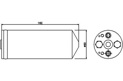 SAUSINTUVAS KONDICIONAVIMO MAZDA 323 F VI 323 V 323 S V 