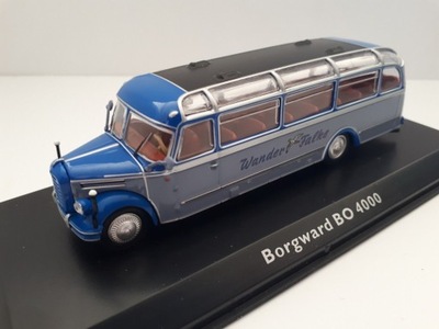 BORGWARD BO 4000 1952 Blue - Autobus 1:72 Atlas