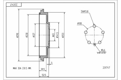 HART BEBNY DE FRENADO 2 PIEZAS PARTE TRASERA OCTAVIA 1.4-1.9TDI 96-  