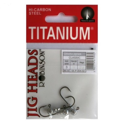 Robinson główki jigowe titanium 3/0 10 g