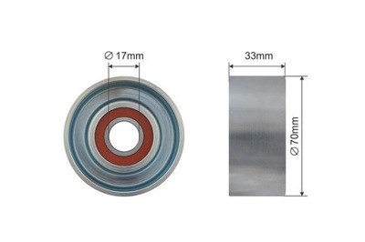 ROLLO TENSOR CORREA WIELOROWKOWEGO HONDA ACCORD 98-02, MR-V 03-08, ODYSSE  