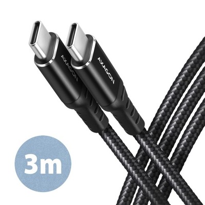 BUCM-CM30AB Kabel USB-C - USB-C 2.0, 3m, PD,,,,