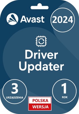 Avast Driver Updater PL 3 PC / 1 Rok