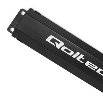 Qoltec Organizer kabli RACK 19" 1U