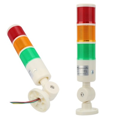 LAMPA SYGNALIZACYJNA ŚWIATŁO OSTRZEGAWCZE KOGUT 3 kolory LED DC 24V