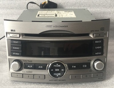 Радиопроигрыватель радио cd чейнджер subaru lagacy v outback iv 09- фото №1