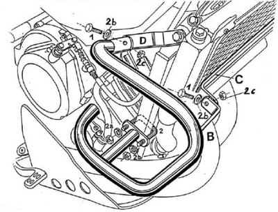 YAMAHA XTZ 750 СУПЕР TÉNÉRÉ 89-97 ЗАЩИТА / ДУГИ ДВИГАТЕЛЯ