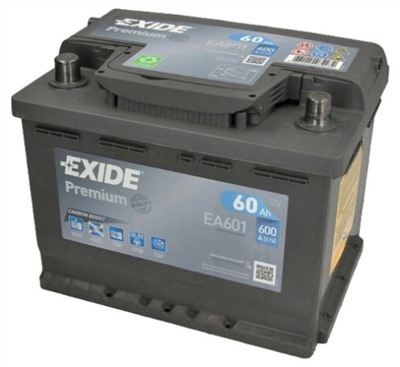 AKUMULIATORIUS EXIDE PREMIUM 60AH 600A 60 AH PRISTATYMAS 