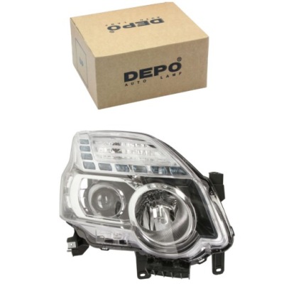 Фара лампа правая do nissan x-trail ii t31 2007-2018 фото №1