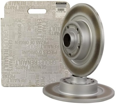 Оригінальний номер renault гальмівні диски гальмівні задня talisman 290mm фото №1