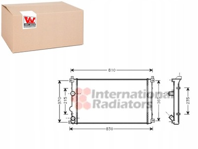 RADUADOR DEL MOTOR OPEL MOVANO/MASTER4 TD MT 03- VAN UNIDAD VNW43002322  