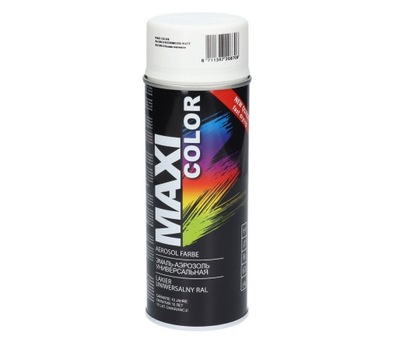 Lakier Motip Maxi Color 400 ml SPRAY RAL 9010 biały mat